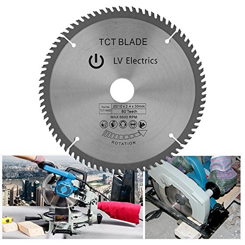VOBOR Circular Saw Blade 210mm x 30mm for Metal Wood Stone Glass Plastic Cordless Cutting Saw Disc - Image 3