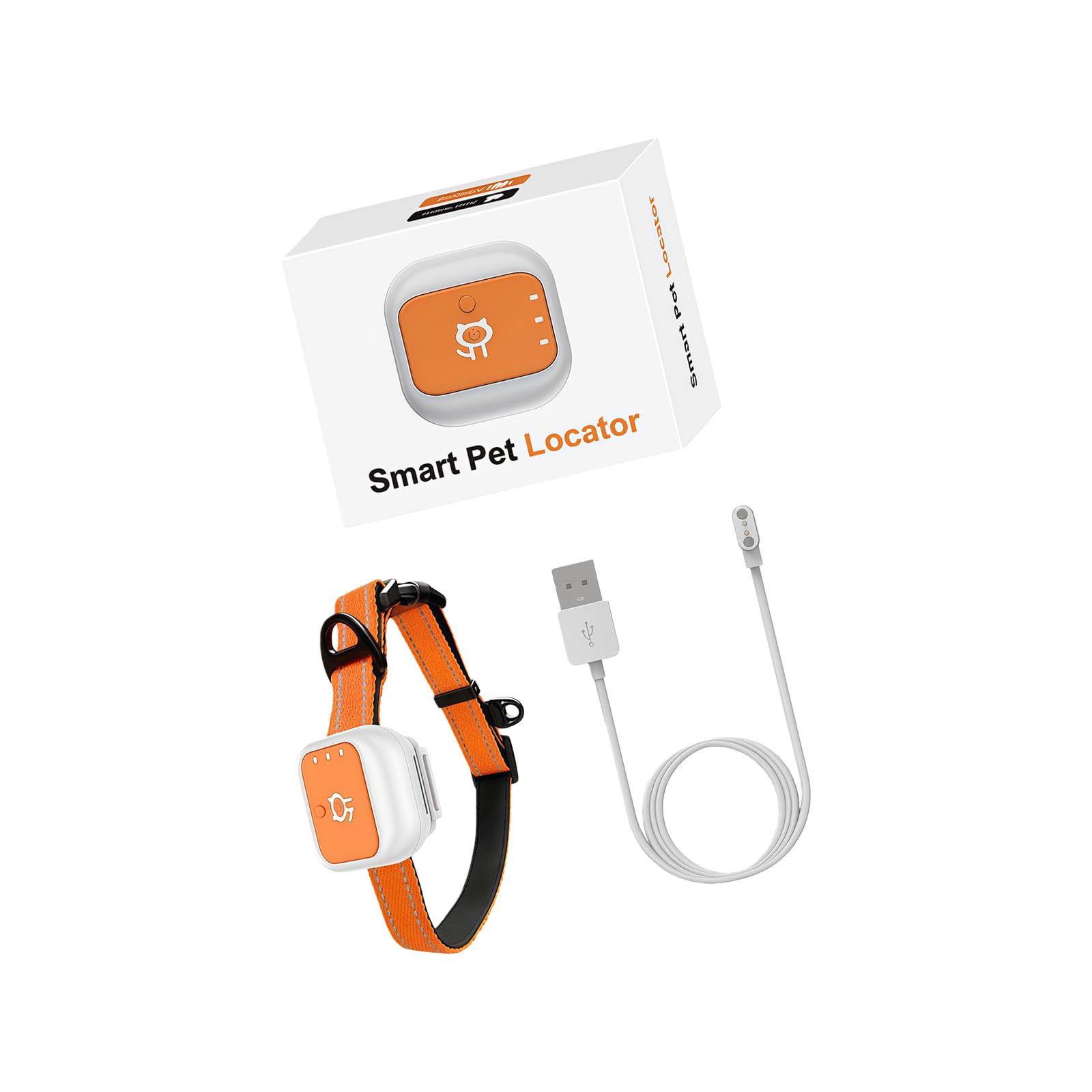 Tracker elettronico per animali domestici, con impermeabilità e posizione in tempo reale e recinzione riflettente