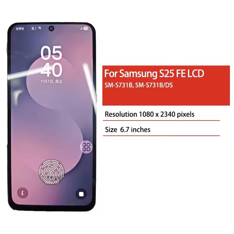 Écran tactile AMOLED pour Samsung S25 FE aux couleurs vibrantes - 2