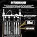 LINXINO CT150 Fuel Injector Cleaner Tester 4 Cylinders Upgraded Ultrasonic Cleaning Kit with 12-in-1 Diagnostic Functions for Automotive & Motorcycle