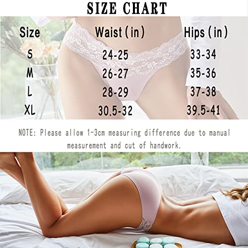 Which is Seamless Underwear for Women Sexy No Show Bikini Panties Lace Ladies High Cut Hipster Invisible Cheeky 6/9 Pack S-XL4