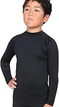FELLOW Hot Rash Guard, Long Sleeve, Thermal Inner, For Kids, Surfing, Heat Storage, Heat Retention, Quick Drying, Fleece-Lined, UPF50+, UV Protection, Wetsuit, Semi-Dry