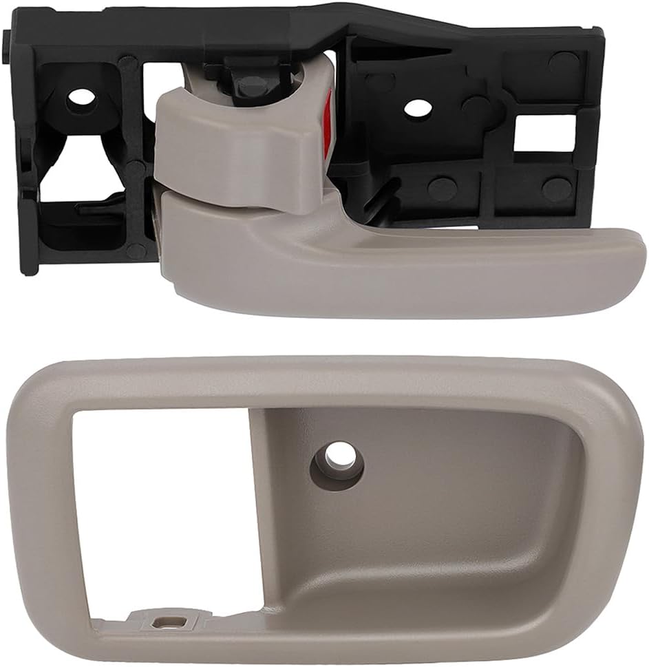 OCPTY Door Handles Interior Front Driver Left Side Replacement fit 2000-2006 for Toyota Tundra Inside Inter Door Handles Texture Gray 2pcs