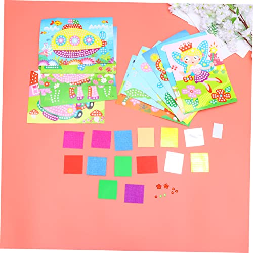 STOBOK 3Setsevaeducatiefhandgemaaktspeelgoedkinderenfotodiamantenstickerkinderenknutselenvoorleveringenfoto'Sdiymozaïek - Image 8