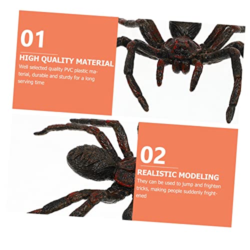 Bugs decoration Haloween en plastique rigide et insectes de simulation rouge