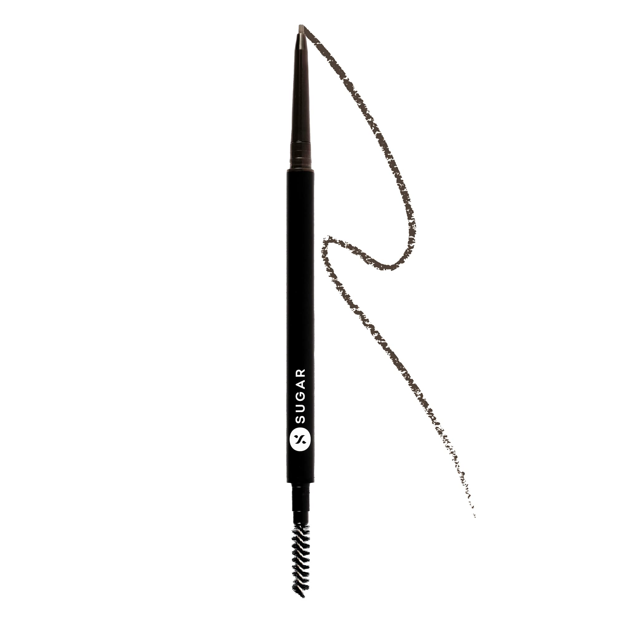 SUGAR CosmeticsArch Arrival Micro Brow Pencil - 02 Taupe Tom | Transfer-resistant, Water-proof, Sweat-proof Brow Pencil & Stays up to 12 hours