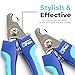 Dog Nail Clippers & Cat Nail Clipper with Nail File - Small Pets - Cat Nail Clippers with Safety Guard to Prevent Over-Cutting - Sharp & Stainless Steel