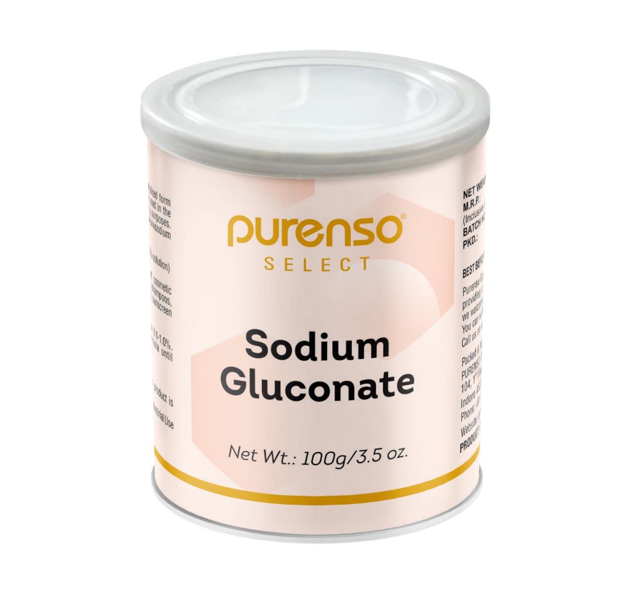 Purenso Select - Sodium Gluconate, 100g (B0C664B8TP) Amazon Price History, Amazon Price Tracker
