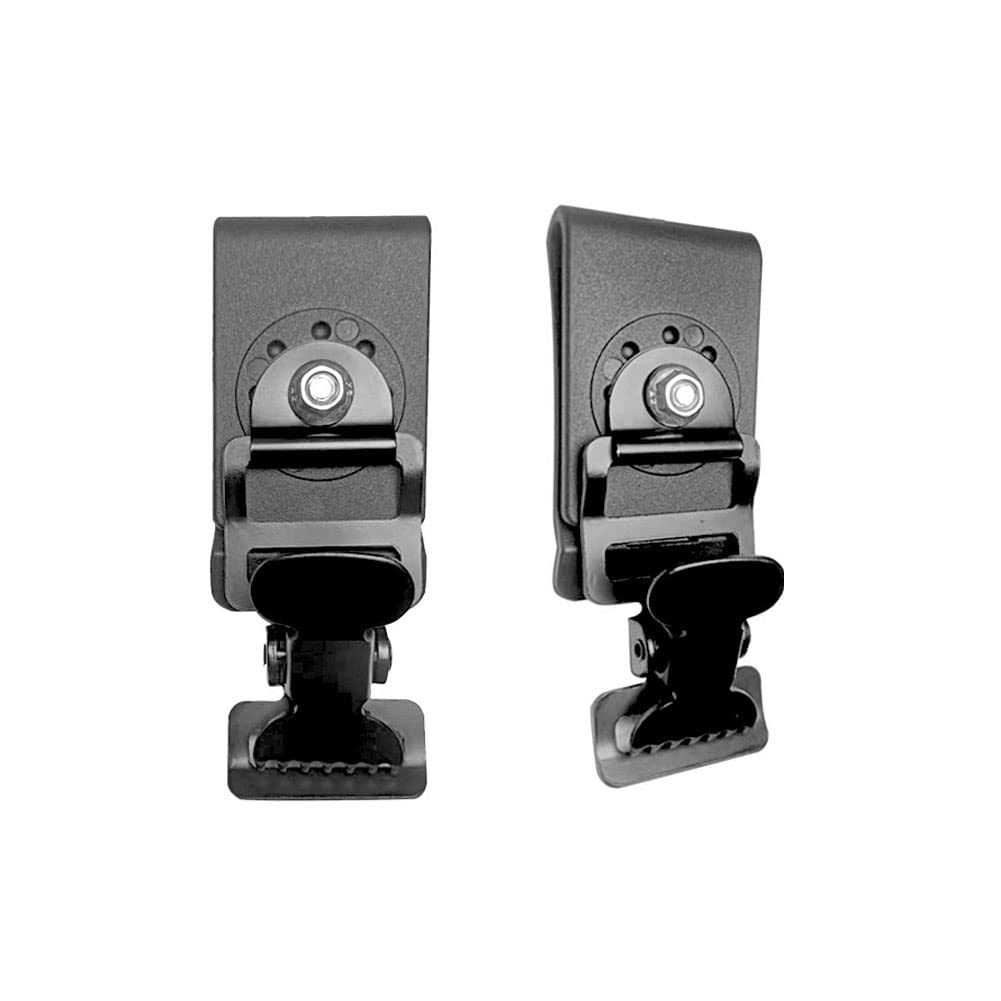 Qinwuwu 2PCS Belt Tool Clip Heavy-Duty Belt Tool Clip Black Tool Belt for Towels, Gloves and Other Supplies