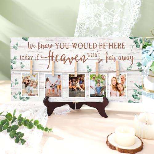 RattanView Wood Memory Table Sign 16 x 8 Inch in Loving Memory Wedding...