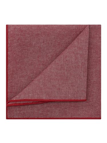 Image of Mantieqingway Cotton Handkerchiefs for Men Solid Color Pocket Square for Suit Formal Wedding Church