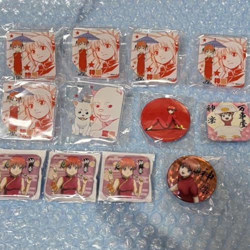 銀魂 ミニ缶バッジセット 神楽＆定春 銀魂 定春バースデー 缶バッジ 6個入り1BOX | WonderToys