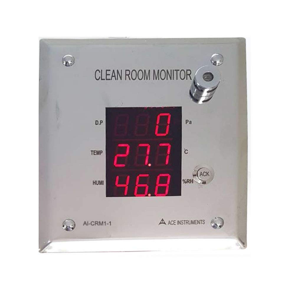 *1-Day Dispatch* Clean Room Monitor 3 in 1 (Diff. Pressure, Temp, RH) with RS485 Modbus communication for Pharma Clean Rooms, Isolation Rooms, Hospitals Model: AI-CRM1-1