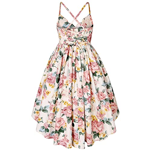 Jetfree Girls Dress Summer Halter Dress Off Shoulder Girls Party Sundress Cold Swing Cassual Formal Dresses2