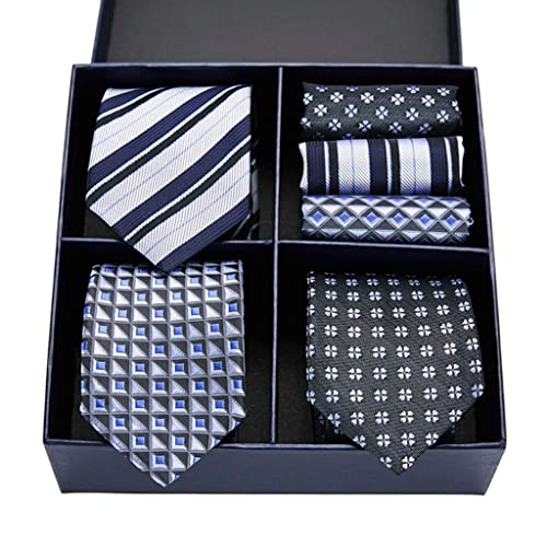 Set de corbata, pañuelo y gemelos en seda para boda