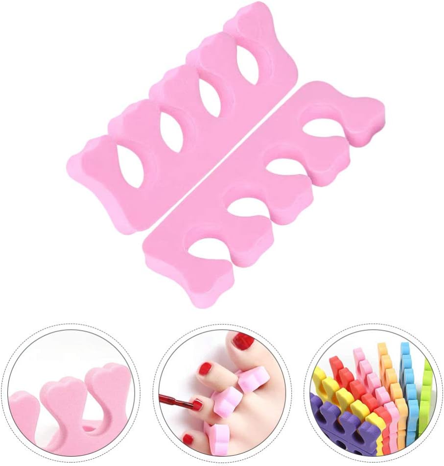 FRCOLOR Toe Spacers Pedicure Toe Separators Nail Art Finger Separators