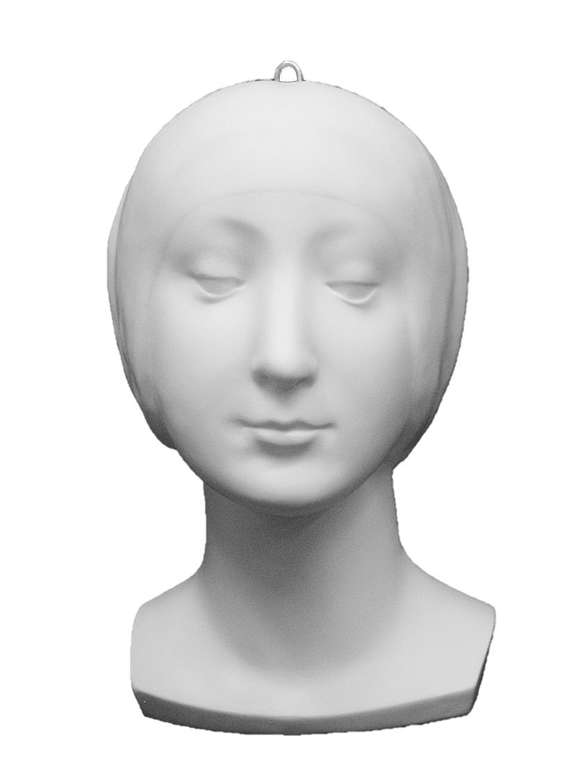 Amazon.co.jp: 石膏像 M－445 中古代婦人半面 H．39cm