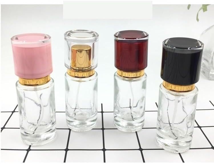 Mini Bottiglie Di Profumo Da Viaggio, Atomizzatore Di Profumo Bottiglie Di Imballaggio Vuote Da 23 Ml Bottiglie Di Vetro for Bottiglie Di Profumo Bottiglie Di Profumo Cilindriche Di Cristallo Ricarica