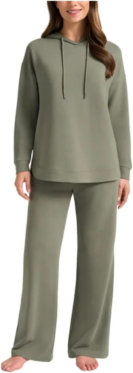 Max & Mia Women's 2 Pc Hoodie Lounge Set