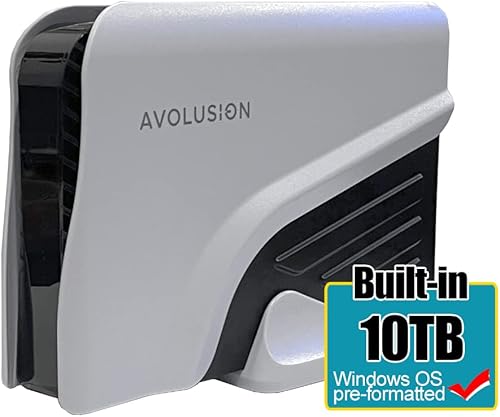 Miniatura 2 de Avolusion PRO-Z Series - Disco duro externo USB 3.0 de 12 TB para PC de sobremesa WindowsOS  portátil (blanco)