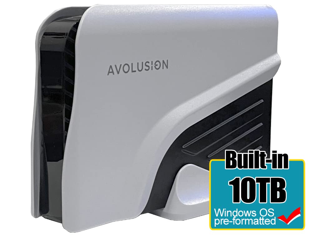 PRO-Z Series - Disco duro externo USB 3.0 de 10 TB para PC de sobremesa WindowsOS / portátil (blanco) 2