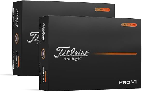 Titleist PRO V1 2025 Double Number White 2 Dozen Set 24 Balls