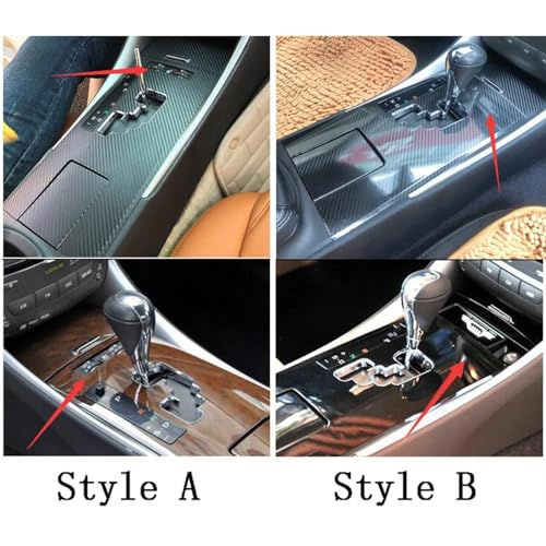 Console centrale en fiber de carbone 5D Lexus IS250 pose facile - 2