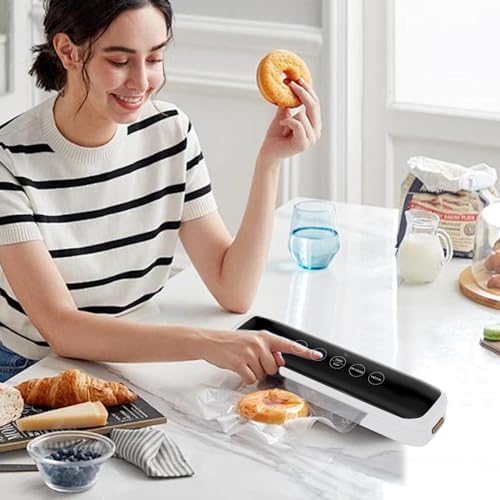 Clearance Vacuum Sealer, Food Protector Vacuum Sealer Machine Automatic Food Vacuum Sealer for Food Preservation Sealing Packing System Kitchen Food Storage for Home & Office Today’s Deals Clearance Vacuum Sealer, Food Protector Vacuum Sealer Machine Automatic Food Vacuum Sealer for Food Preservation Sealing Packing System Kitchen Food Storage for Home & Office Today’s Deals