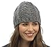 Produktbild Damen Kabel Gestrickte Beaniemütze - Damen, grau, One Size