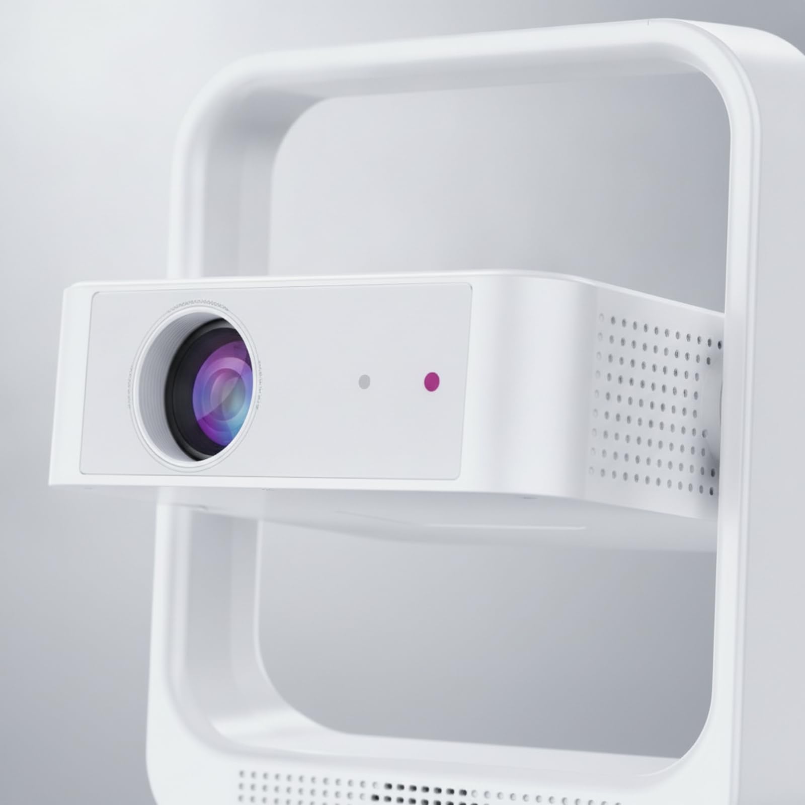Proiettore Portatile Compatto Videoproiettore Girevole per Casa, 1080P, Versione Android 1080P