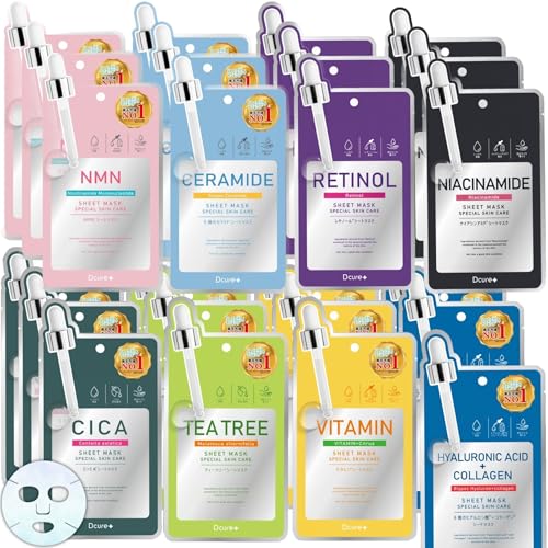 PICOMONTE �s�R�����e Dcure+ �f�B�[�L���A �t�F�C�X�}�X�N ���e�t�V�[�g�}�X�N 8�� �؍��R�X�� ������ � �t�F�C�X �V�[�g �؍� 8��� �t�F�C�X�p�b�N ���`�m�[�� �i�C�A�V���A�~�h CICA �e�B�[�c���[ �r�^�~�� �q�A�������_ 