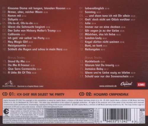 Musik, das ist mein Leben 1969-1970: Ich geb' mir selbst 'ne Party / Howard Carpendale