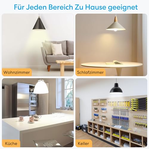 LoraTap Funk Lichtschalter Set mit 1 Fernbedienung und 1 Empfänger, 230V Funk Einbauschalter für Licht & Geräte bis 2300W, Drahtlose Steuerung ohne Zusatzverkabelung, 200 m Reichweite, ohne WLAN