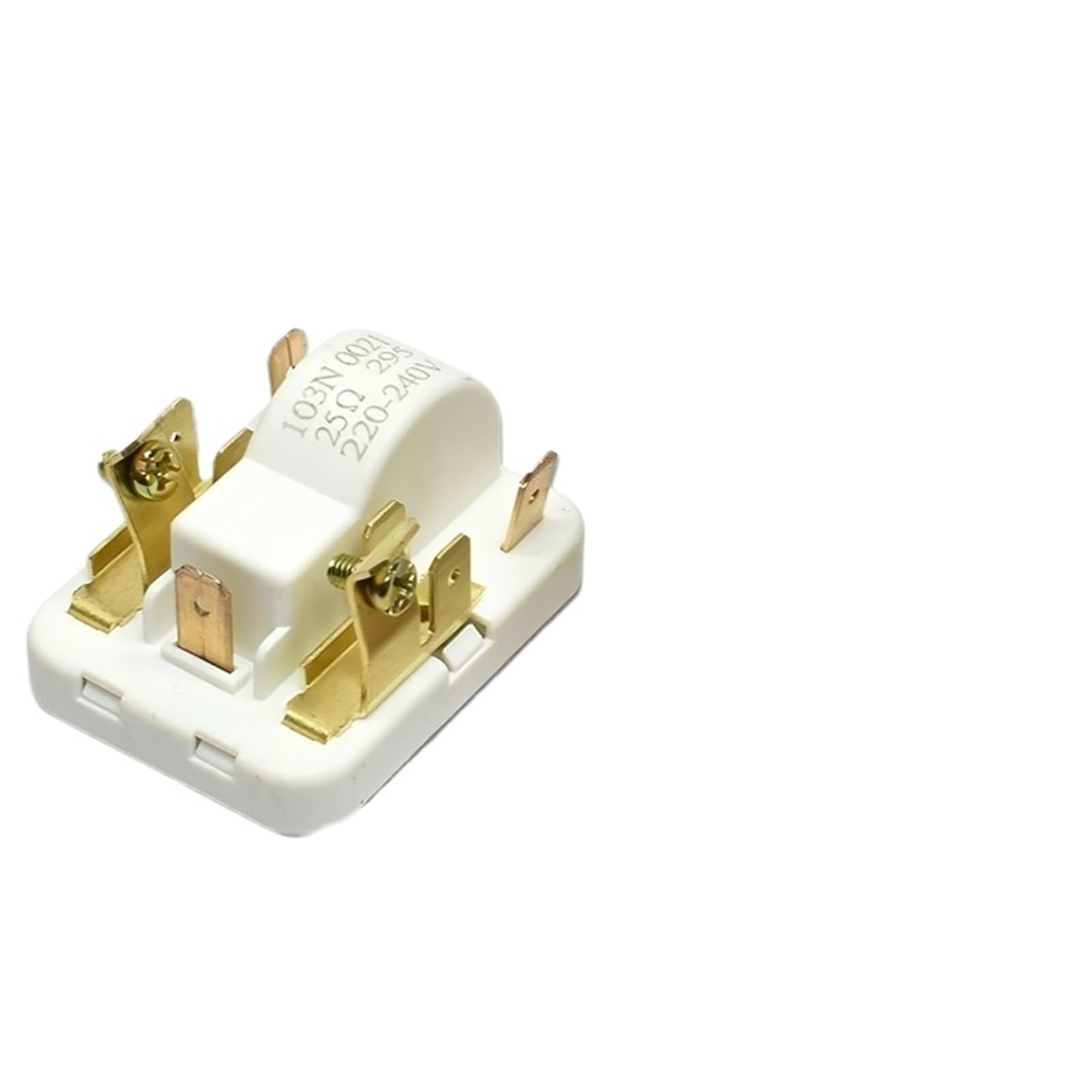 5 Piezas 103N 0021 103N0021 Relé de Arranque PTC for compresor de refrigerador y congelador, 25 ohmios, 220-240 V