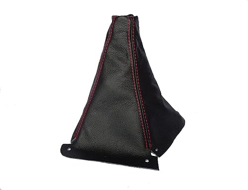 Ltd Maleta de cambio compatible con Nissan Skyline R33 de piel, varios colores de costura disponibles (costura roja)