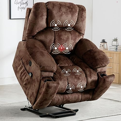 Sillón reclinable plegable marrón
