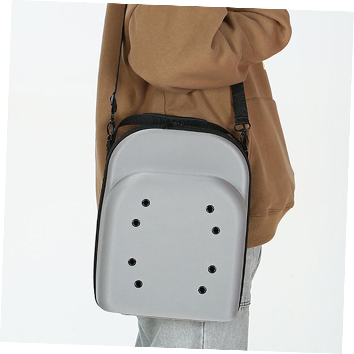 DECHOUS Baseball Cap Hat Storage Case Hat Organizer Bag Eva Material Protective Box for Men's Travel Hat Storage