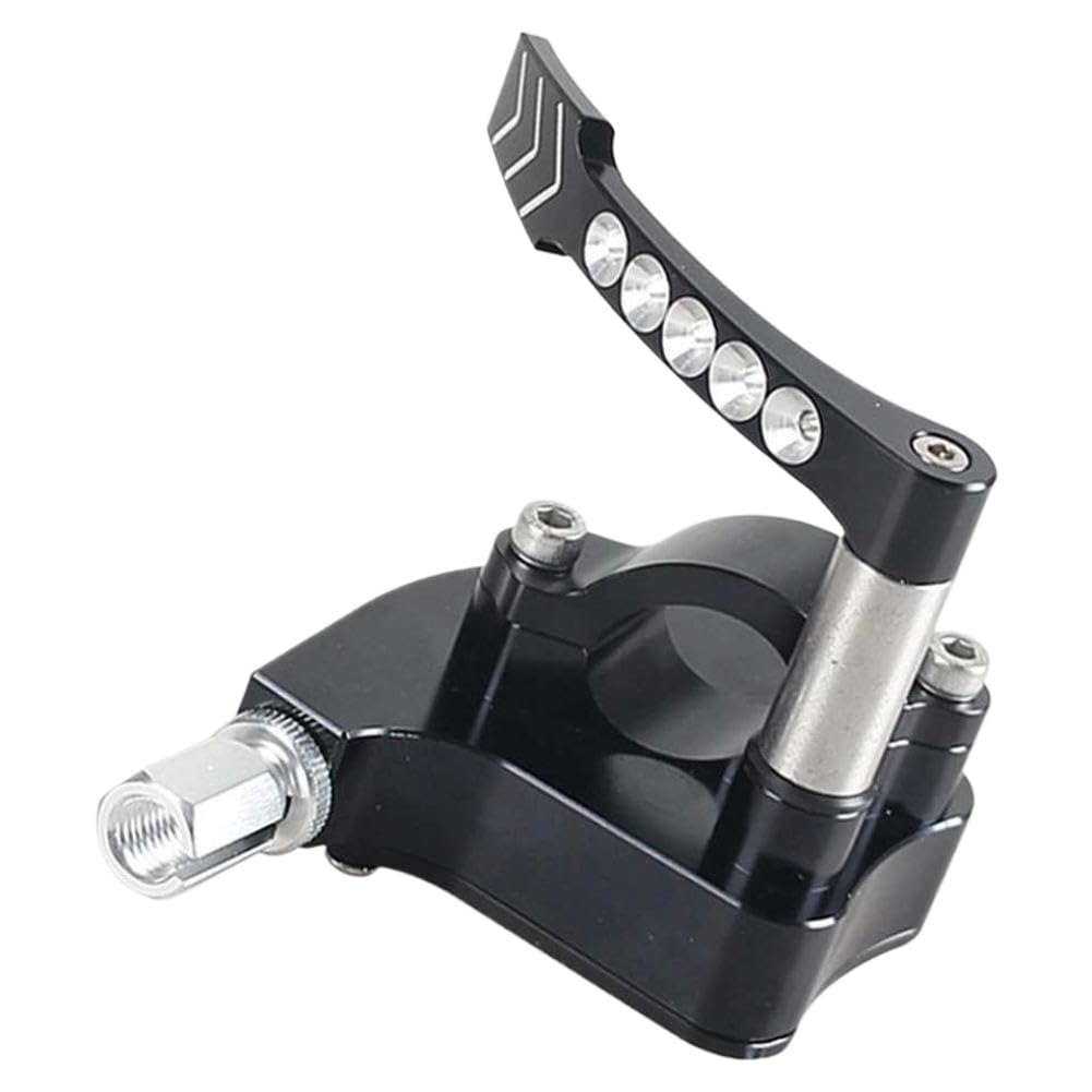 BZJxhcrPe Thumb Throttle Assembly Black Iron 22mm Universal Compatible with 450R Bike Quad