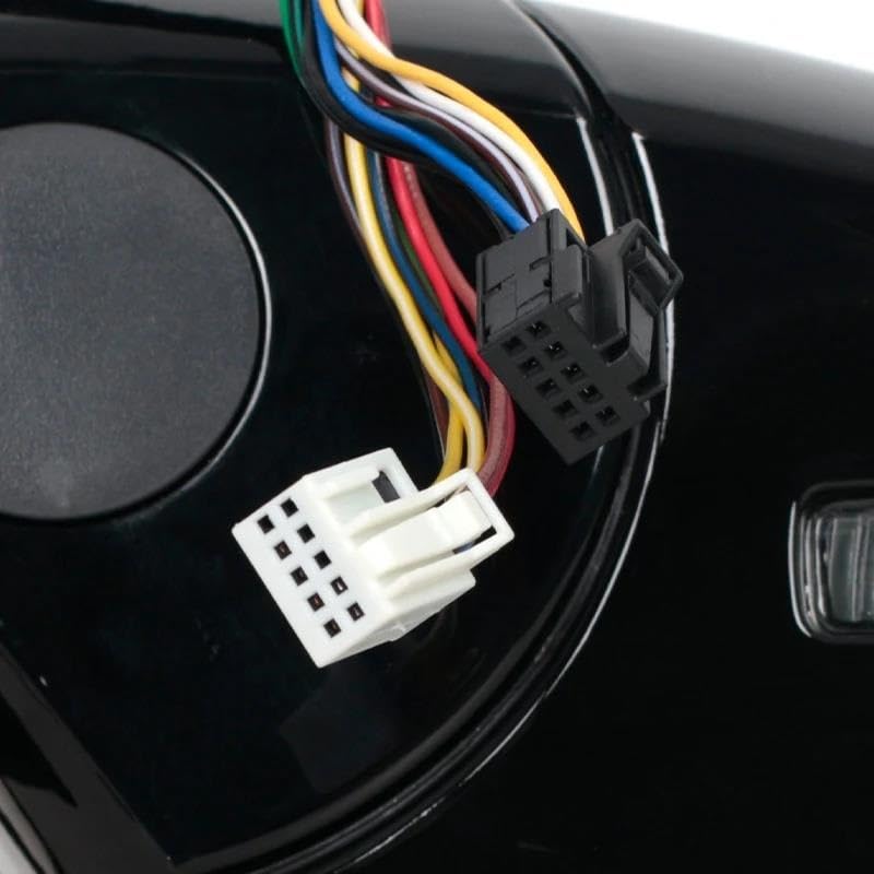 Espejo Retrovisor Coche Espejo Retrovisor Eléctrico Coche Para Mercedes Para Benz W164 X164 ML GL Cl 2005-2011, Color Negro, 1668100164 1668100264 Espejos Exteriores Automóviles(Negro,1pair)