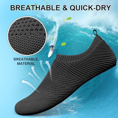 Water Shoes for Men Women Slip-On Barefoot Shoes Quick Dry Aqua Shoes Beach Swim Shoes Sock Shoes2