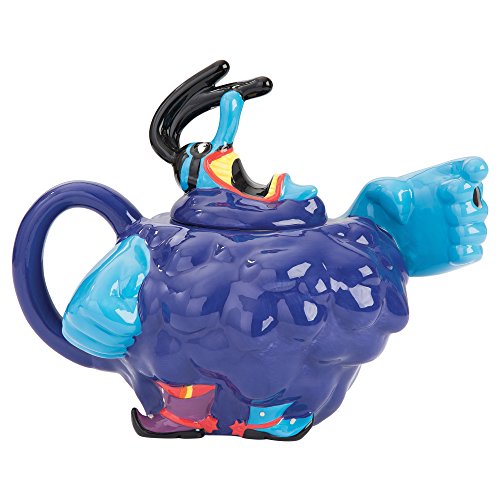 Vandor Beatles Yellow Submarine Meanies Sculpted Ceramic Teapot, 8.5 x 6.5 x 5.5 Inches