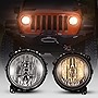 CPW Projector Headlights Assembly for 2018 2019 2020 2021 Jeep Wrangler JL/JLU, 2020 2021 Jeep Gladiator JT Accessories w/High Low Beam Sesign Headlamp Replacement Headlight Assemblies Left+Right
