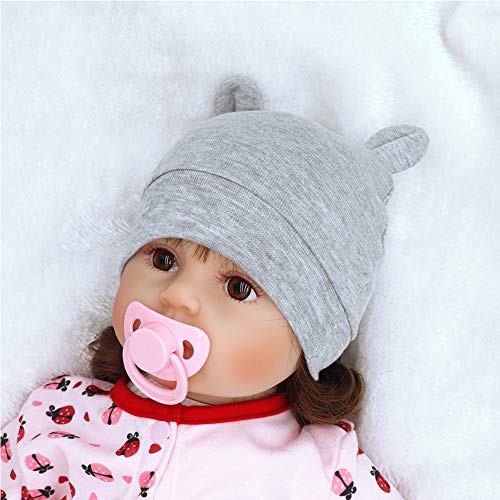 Exemaba Newborn Hats - Cute Infant Girls Boys Bear Ears Hospital Cap Unisex Baby Accessories For 0-3 Months(Black&White&Grey) #TOP5