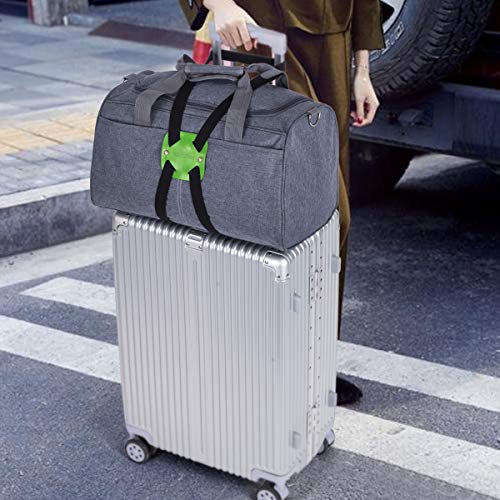 Luggage Straps For Suitcases,Travel Belt For Luggage Over Handle, Adjustable High Elastic Luggage Straps For Suitcases Tsa Approved For Connecting Your Luggage #TOP6