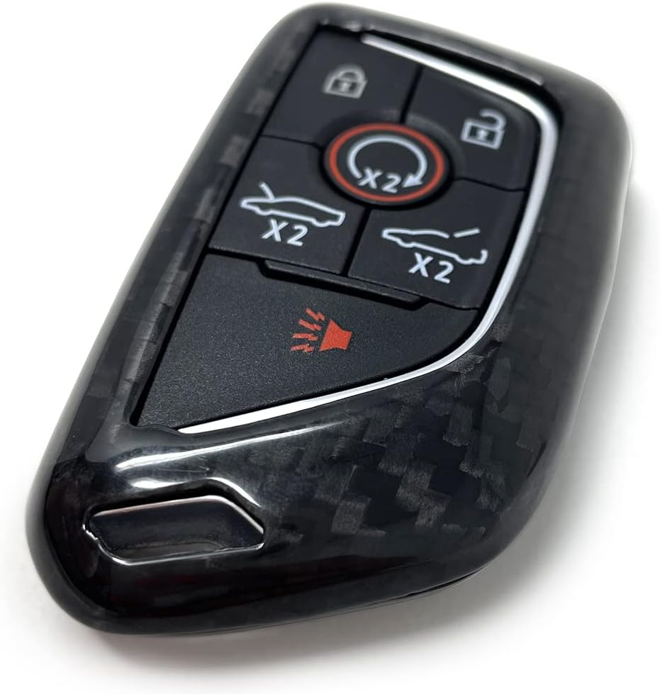 SR1 Performance C8 Corvette Key Fob Cover - Carbon Fiber Case for 2020-2023 Next Generation Corvettes