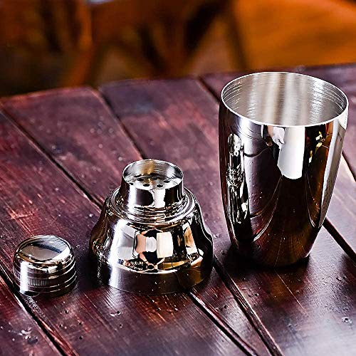 Cocktail Set 25 oz / 750 ml, Cocktail Shaker Edelstahl Cocktail Shaker Mixer Eingebautes Barkeeper Sieb mit Messbecher… - Image 5