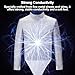 WANGCEPLSD Washable Unisex Fencing Uniform, Unisex Metal Fencing Jacket, for Right Hand Fencers, Easy On and Off, for Foil Epee(46)