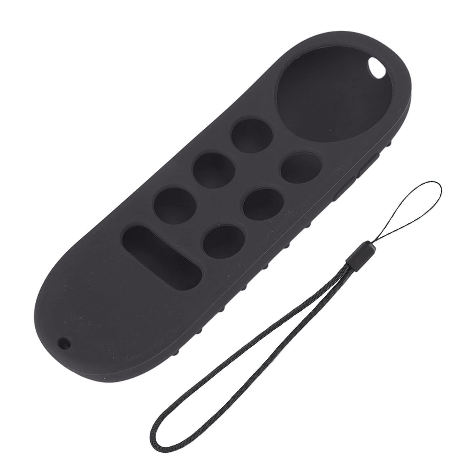 Cover per Telecomando in Morbido Silicone, Custodia Protettiva Antiurto per Telecomando per Chromecast con TV (Grigio profondo)