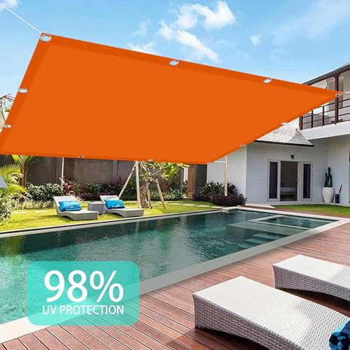 Voile d'ombrage de balcon orange 160x400 cm pour vos repas d'été