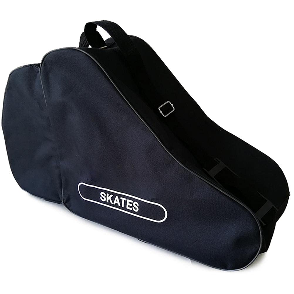 Roller Skate Storage Bag, Breathable Ice Skating Bag Inline skate bag with adjustable Shoudler strap for children and adults